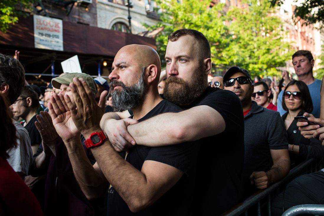 Marchers protest hate crimes in the West VIllage